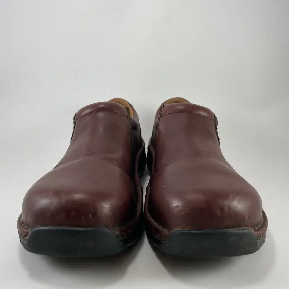 Red Wing Worx 2322 Shoes Womens Size 9.5 B Brown Leather Steel Safety Toe Work